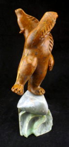 Soapstone Carving Dancing Bear