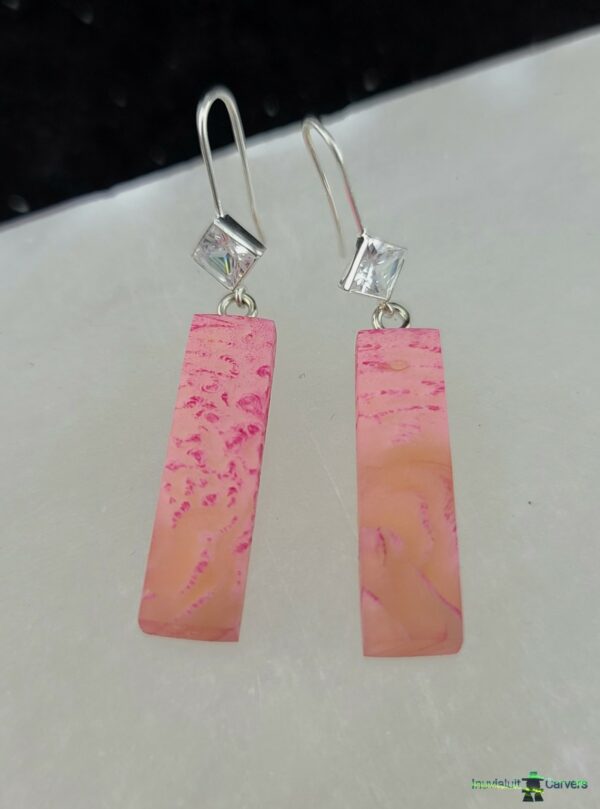 Bordeaux Muskox Horn Earrings
