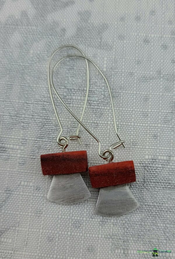 Red Ulu Earrings