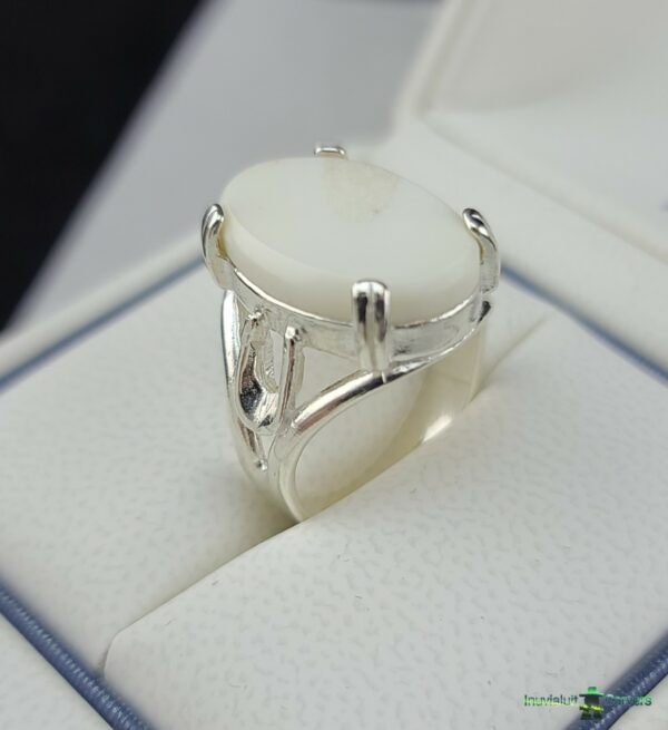 Walrus Ivory Oval Ring - Image 2