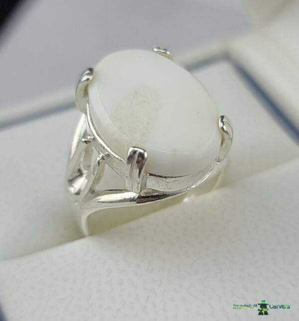 Walrus Ivory Oval Ring