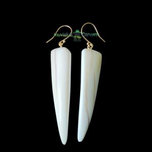 Walrus Ivory Tusk Earrings